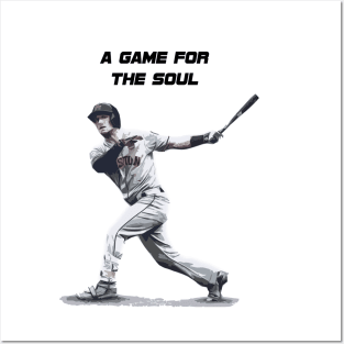 Baseball 'Game for the Soul' Swing G1 Posters and Art